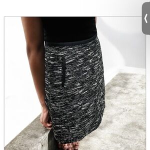 Talbots Petite Boucle Tweed Wool Blend Pencil Skirt With Pockets 10p New